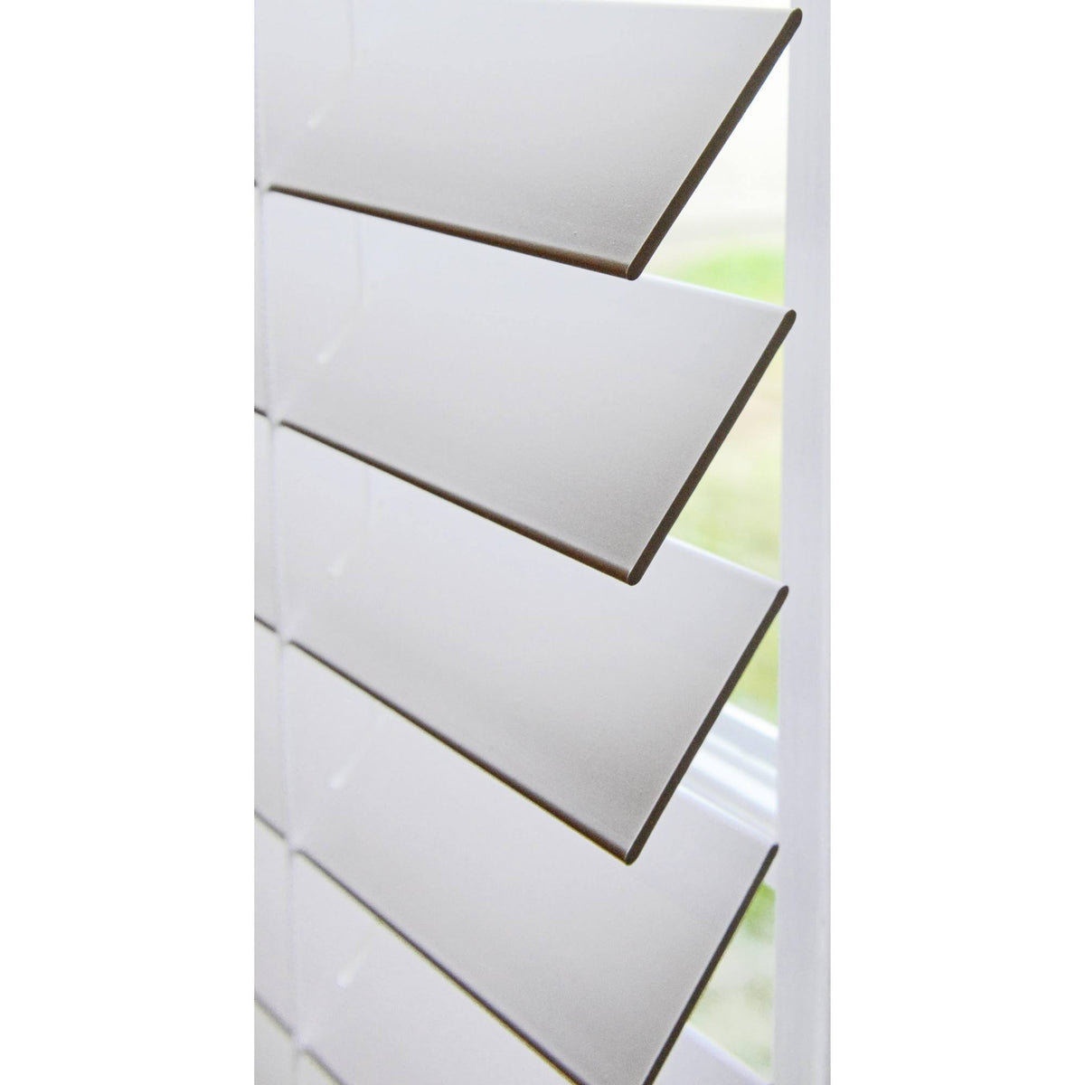 White Faux Wood Blinds N818516