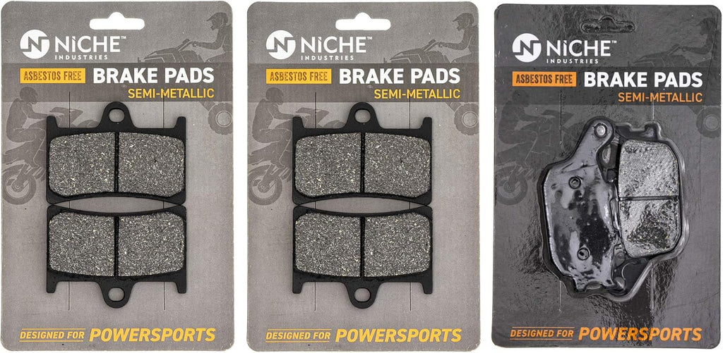 Brake Pad Set Semi-Metallic Pack of 2 Q172
