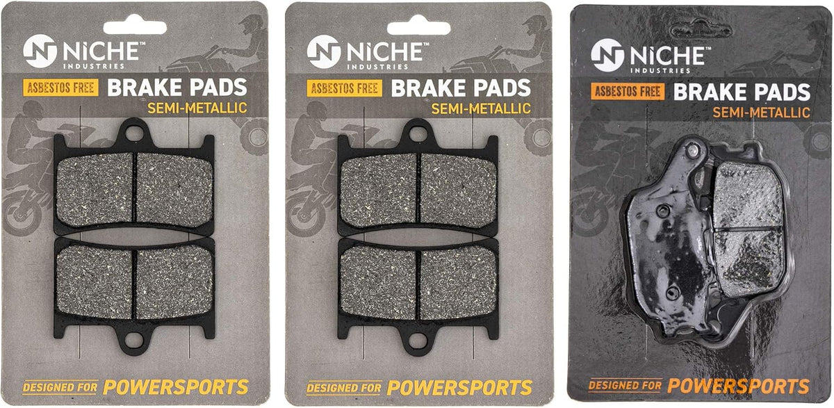 Brake Pad Set Semi-Metallic Pack of 2 Q172