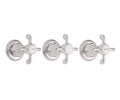 Mocha Bronze 3 Handle Tub & Shower Trim P3284