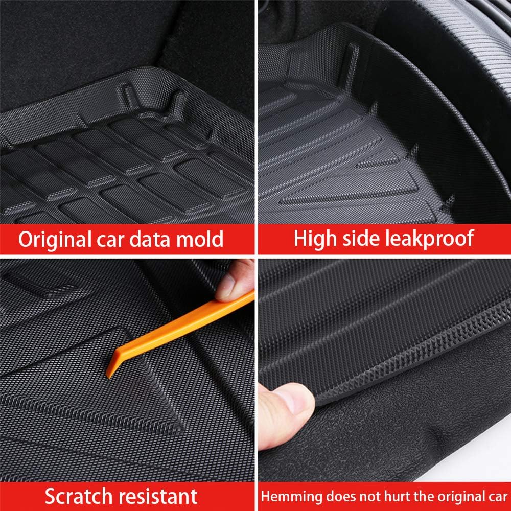 Heavy Duty Rubber Trunk Liner Tray Black X7514