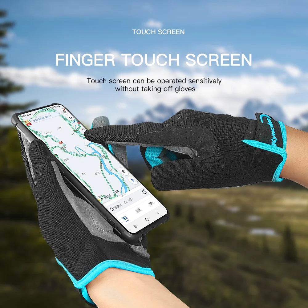 Full Finger Breathable Gel Pad Cycling Gloves L34196