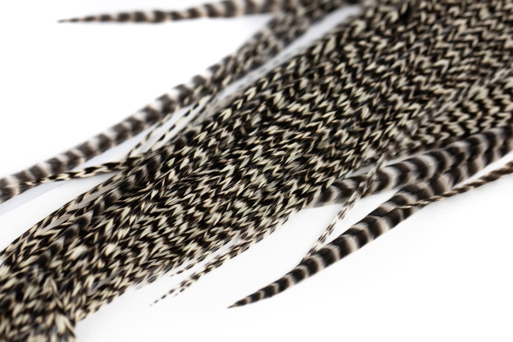 Dun Grizzly Hackle 1/2 Saddle I90163