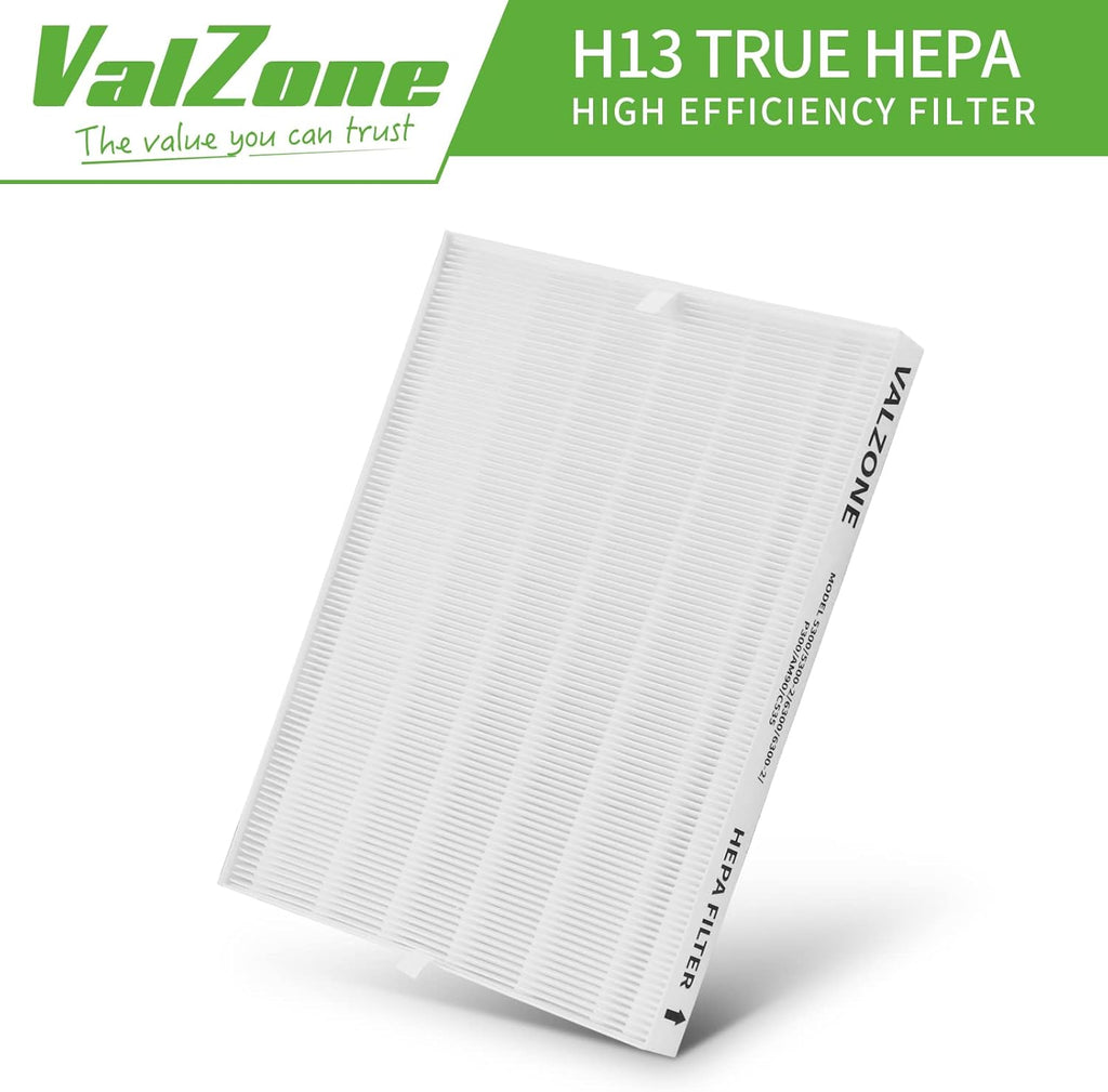 3 Pack True HEPA Replacement Filter with 9 Extra Carbon Pre-Filters D3671