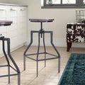 Adjustable Height Swivel Bar Stool H2420