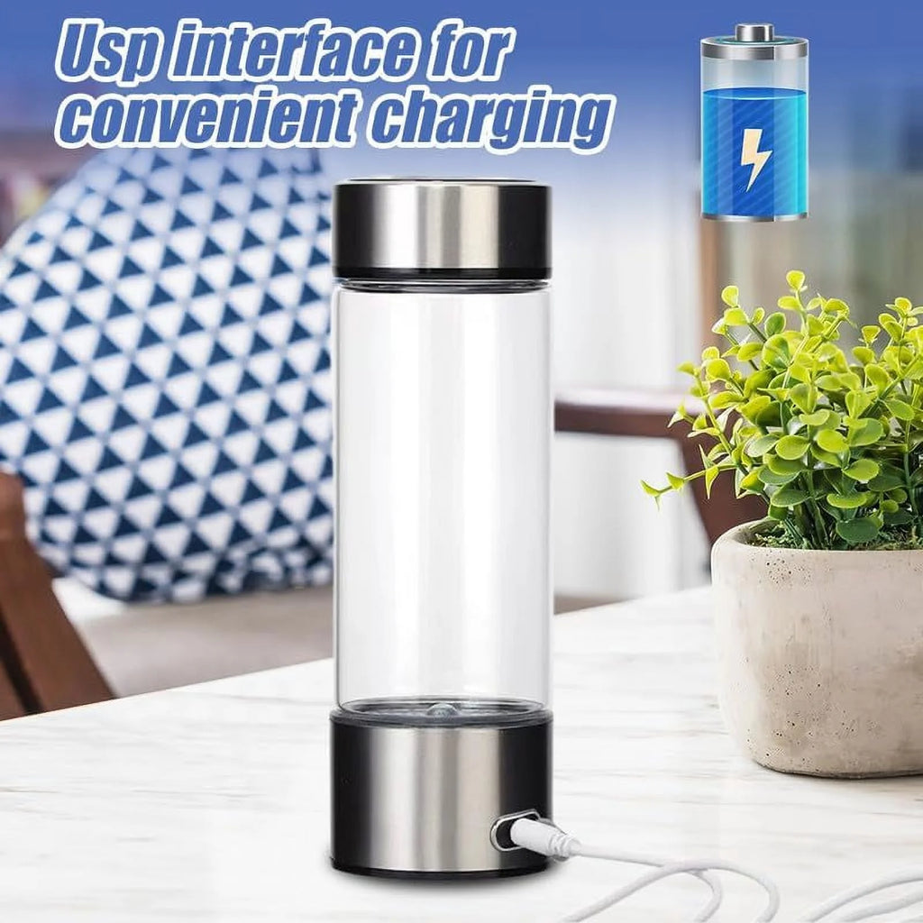Hydrogen Water Bottle with Built-in LED Light Y60152
