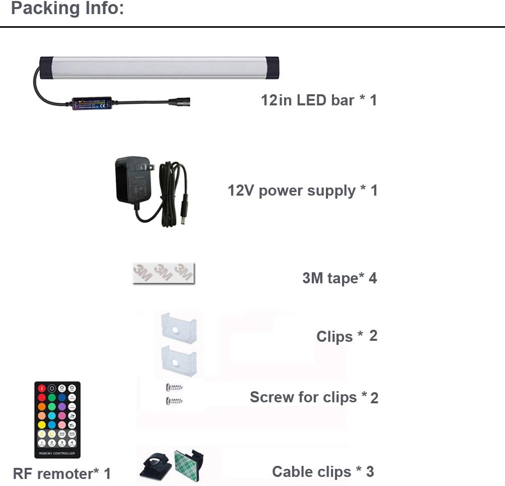 Dimmable RGB LED Light Bar (24 Inch) Z769766