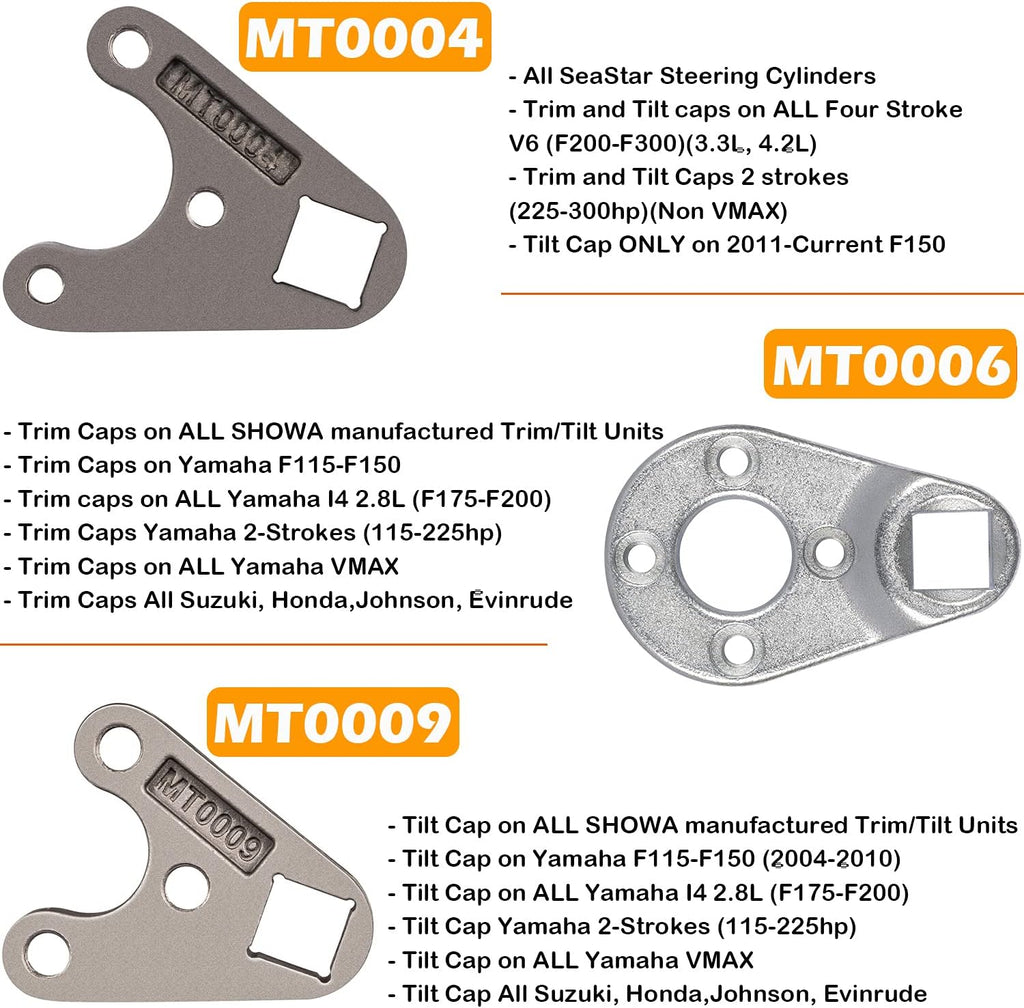 Trim/Tilt Pin Wrench Tools Set Pack of 2 J669