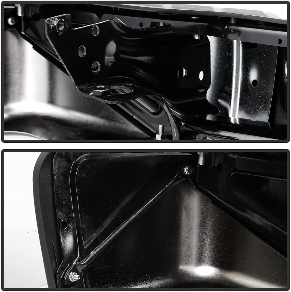 Chrome Steel Complete Rear Step Bumper Assembly M6930