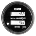 DC Hour Meter LCD Round Resettable W1261