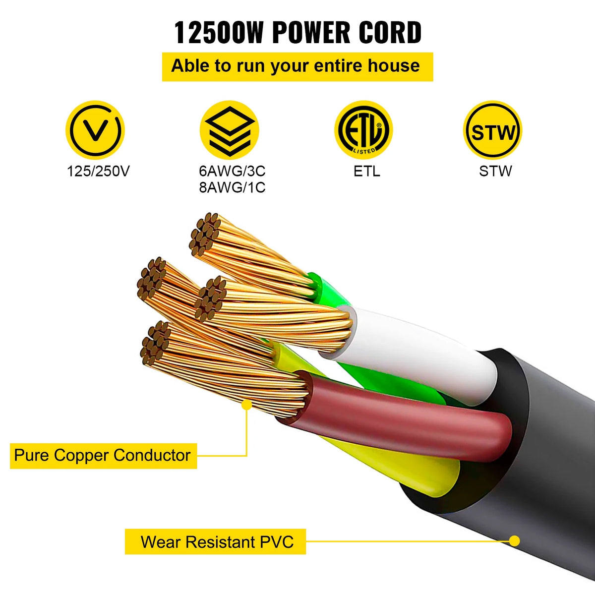 30-Foot 50-Amp Extension Cord P83239