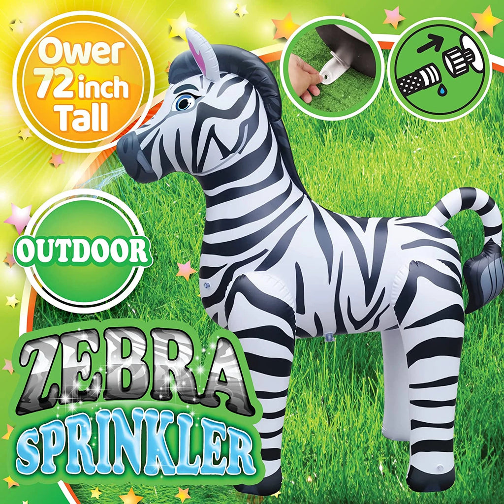 Inflatable Sprinkler Kids Zebra Toys B6679