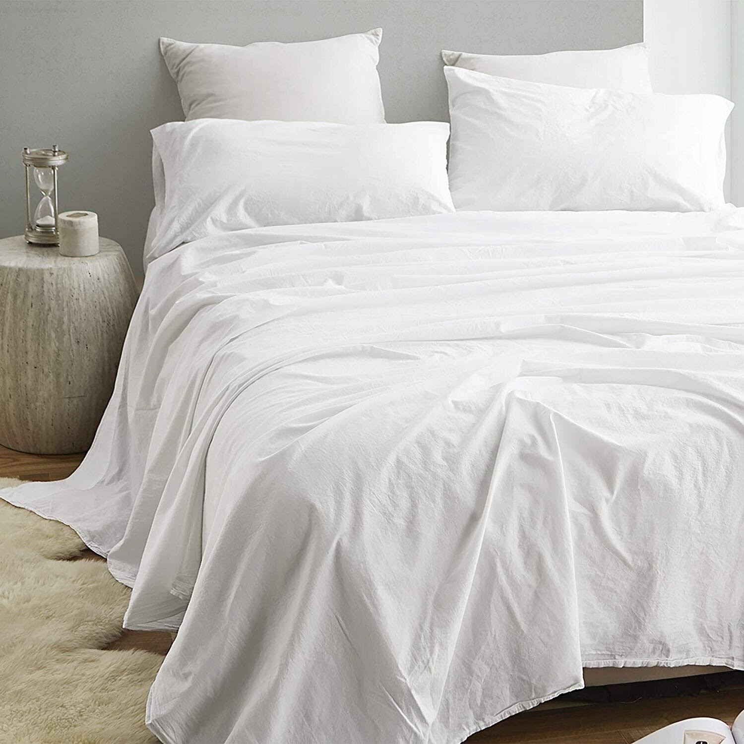 Washed Percale Queen Sheet Set T23444