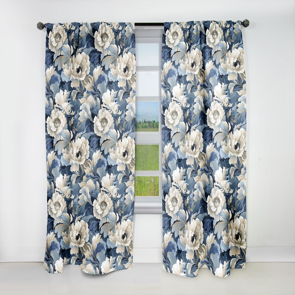 Floral Blackout Curtain Panels A2134