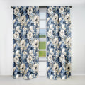 Floral Blackout Curtain Panels A2134