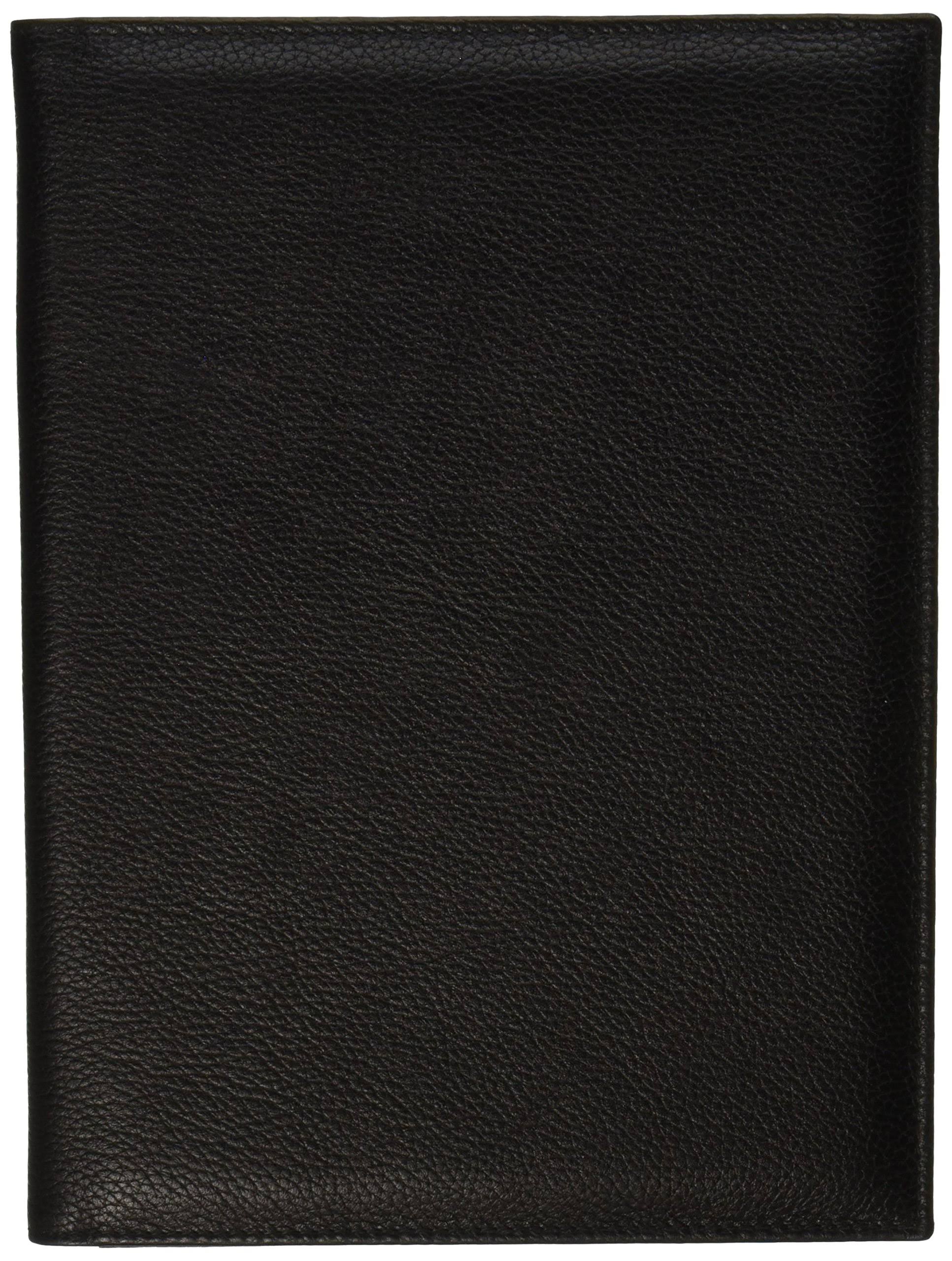 Black Petite Leather Pad Cover N5391