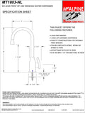Tuscan Brass Drinking Faucet L78645