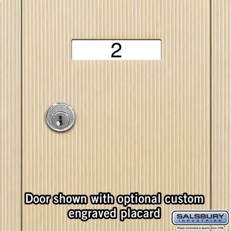Vertical Mailbox 6 Doors Sandstone Recessed Mounted Z177