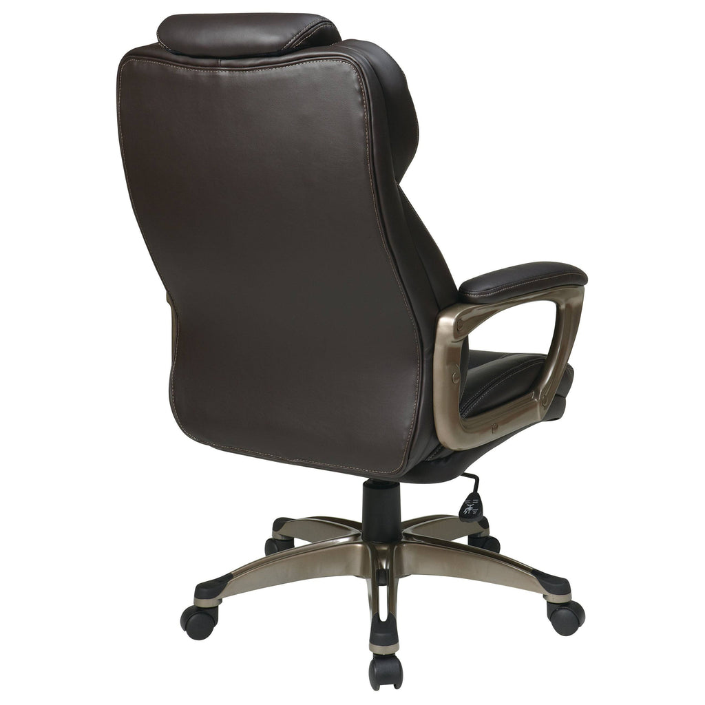 Black Executive Bonded Leather Chair Q153204