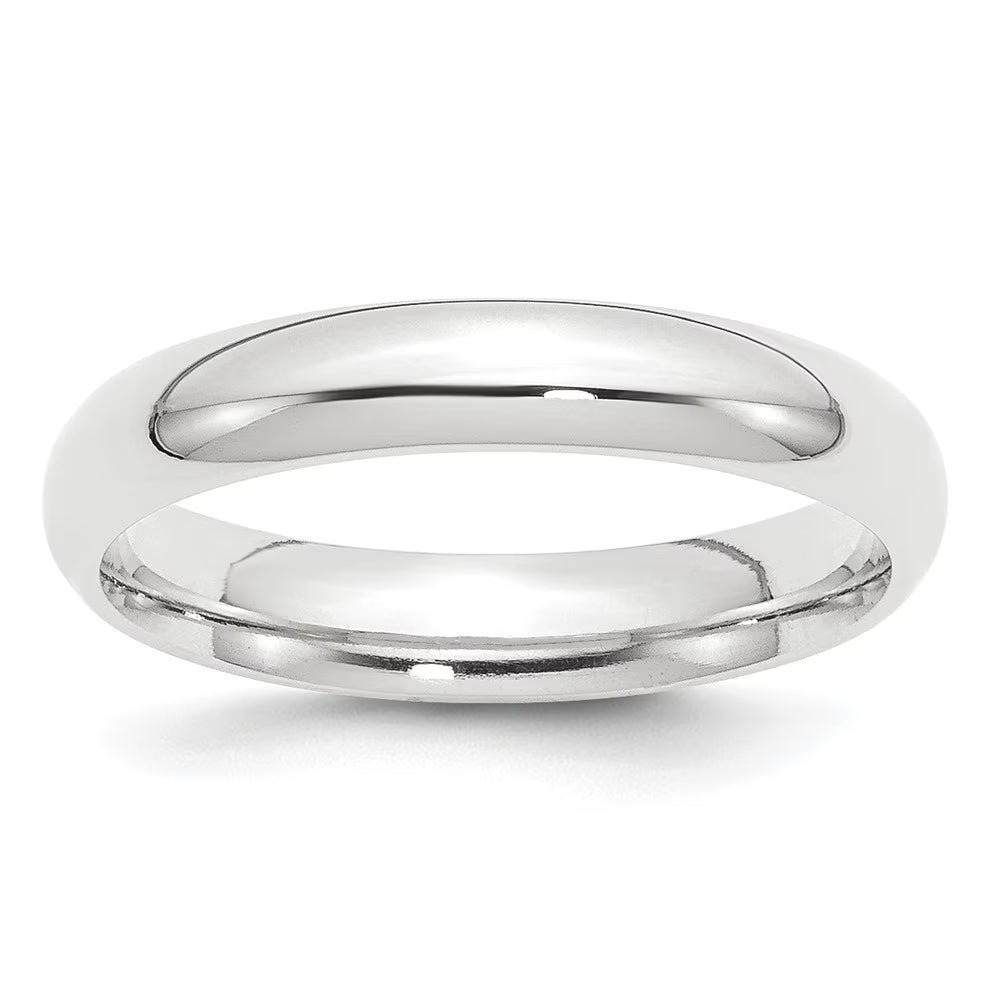 Platinum 4mm Comfort-Fit Wedding Band Size: 6 Q133919