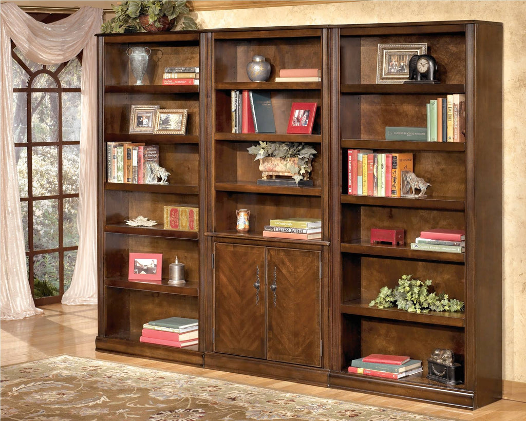 Medium Brown Large Door Bookcase J281710