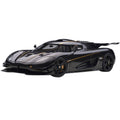 Clear Carbon Fiber with Gold Stripes 1/18 Model Car C249532