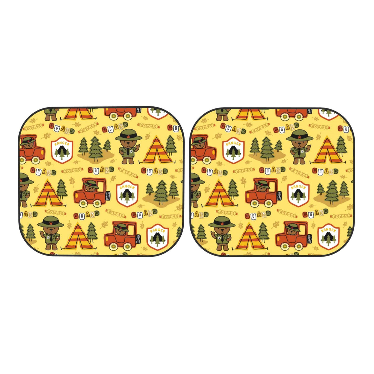 2 Piece Car Windshield Sun Shade O56635