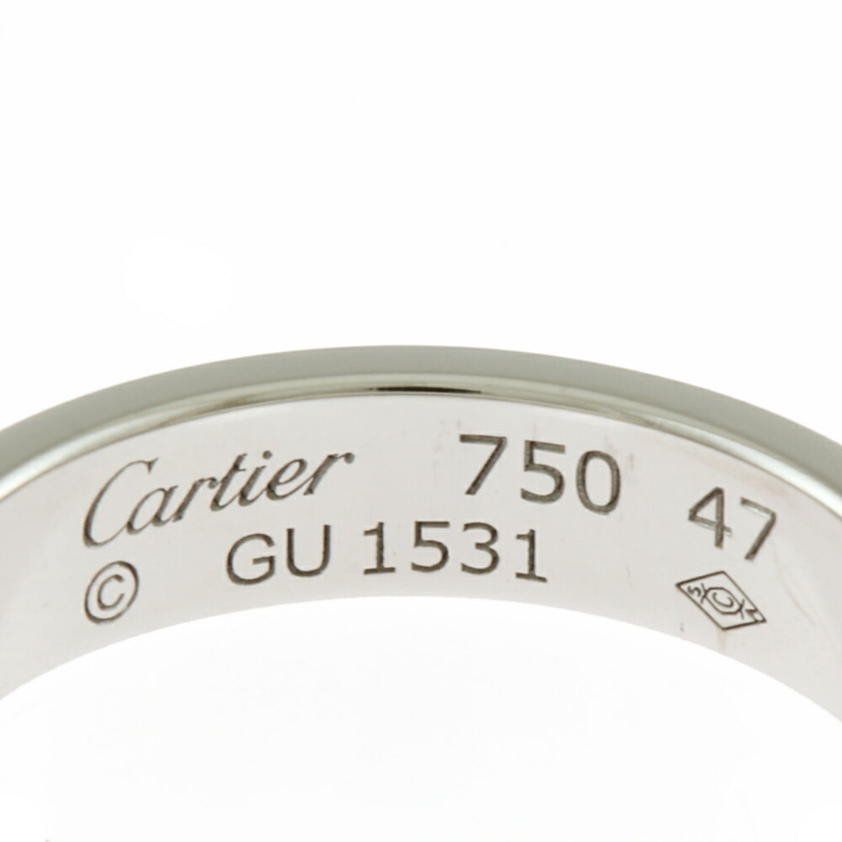 18K White Gold Ring U87482