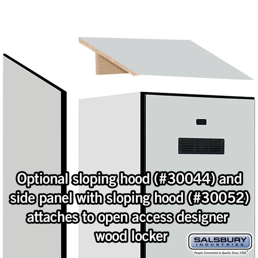 Gray Sloping Hood X524275