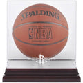 Mahogany Basketball Display Case M8479