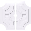 38 inchod x 3 inchid x 12 1/2 inchc x 1 inchp PVC Contemporary Ceiling Medallion Z552