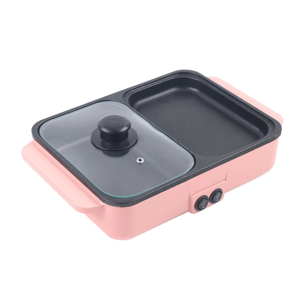 2 In 1 Non-Stick Electric Hot Pot BBQ Grill C253906