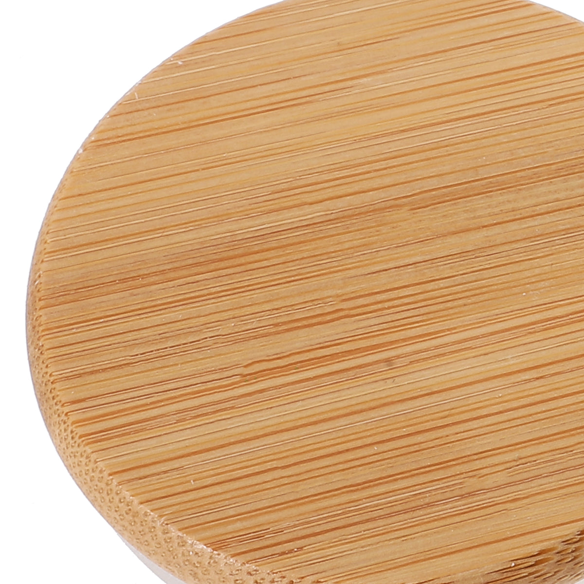 5 Pcs Glass Dome Display Case with Bamboo Z563