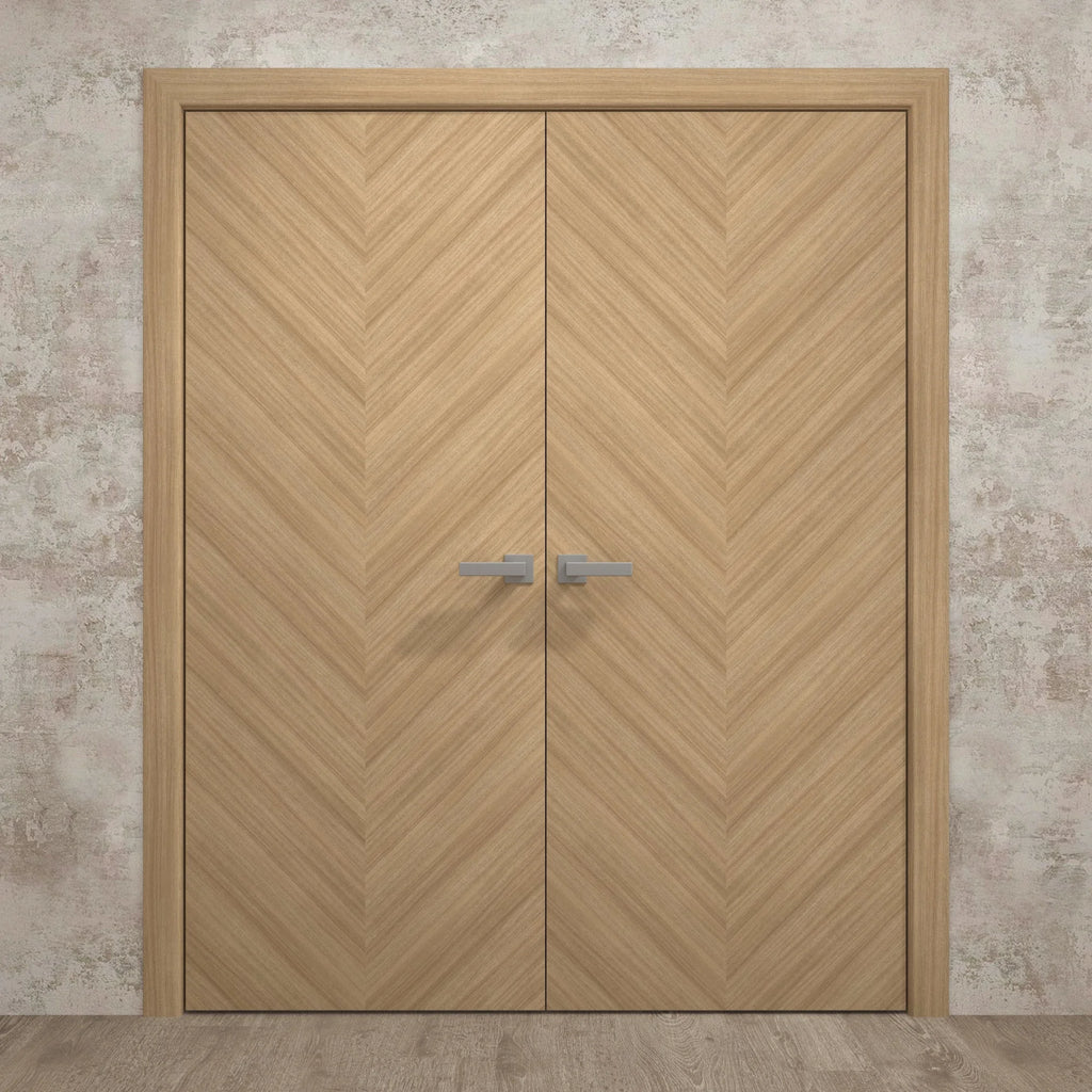 Solid Wood French Double Doors 36 x 96 inches Q735510