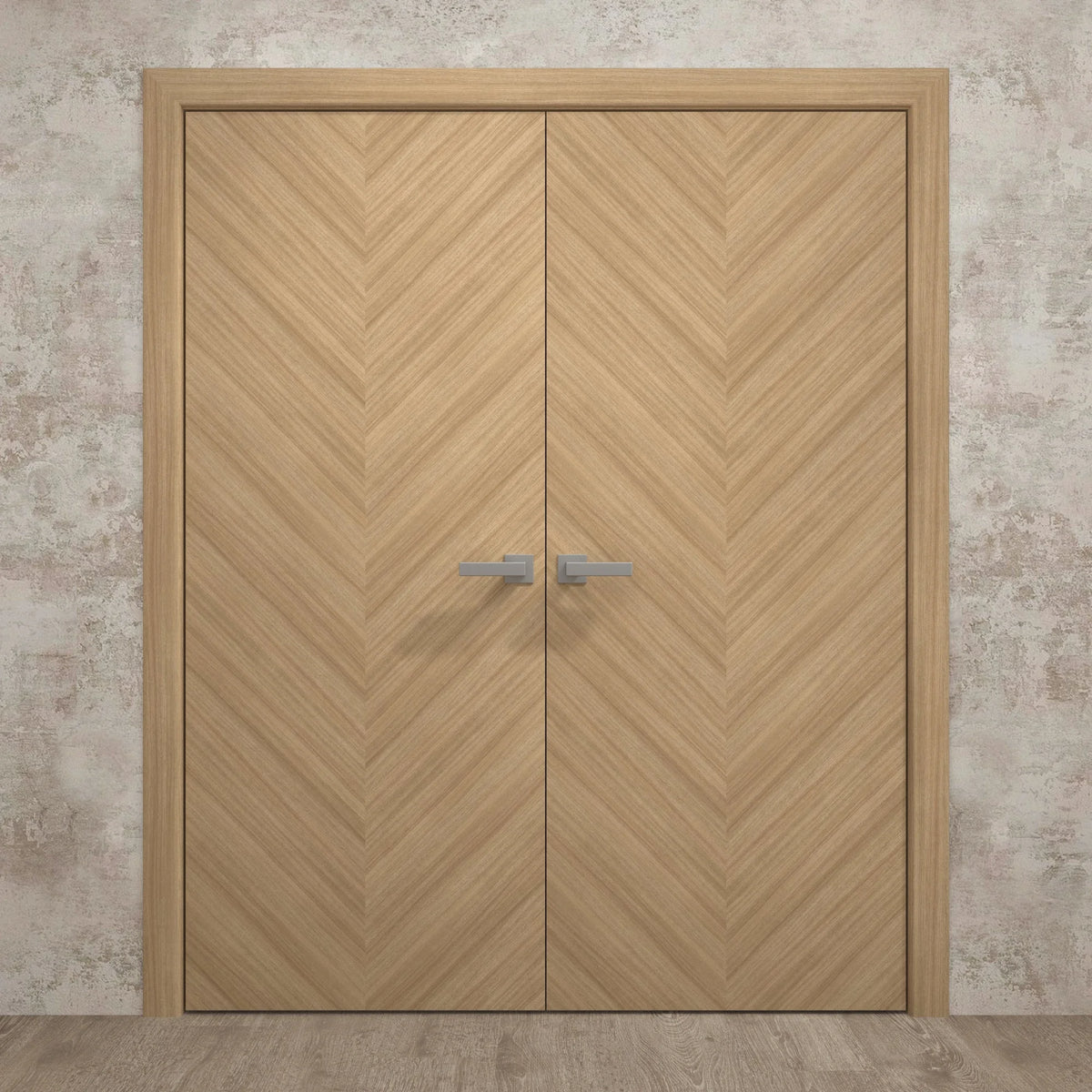 Solid Wood French Double Doors 36 x 96 inches Q735510