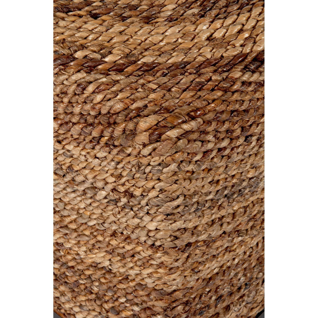 Brown Abaca Square Accent Table L6290