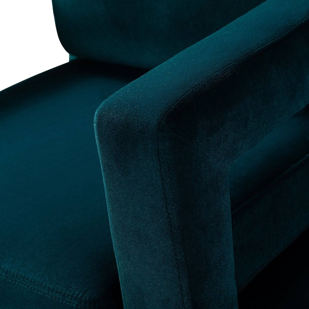 Grey Upholstered Armchair Set of 2 F5539