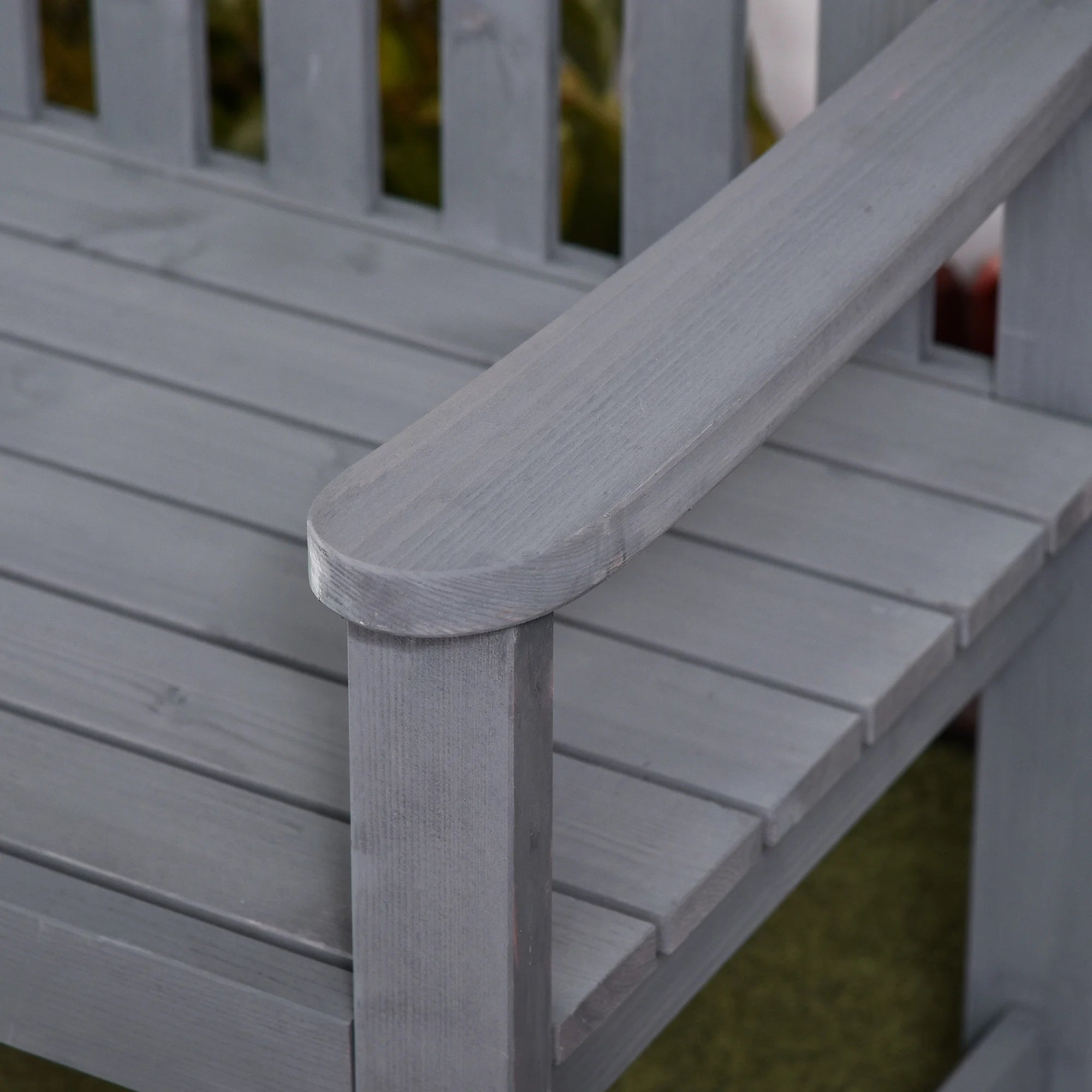 2-Person Wooden Garden Bench Patio Armchair V1999