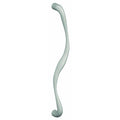 Right Hand Curved Door Pull, Bright Chrome H334145