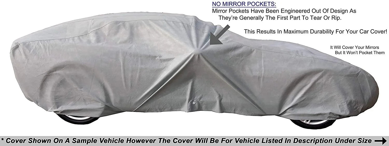 Car Cover with Fleece Lining, Wind Straps U263833