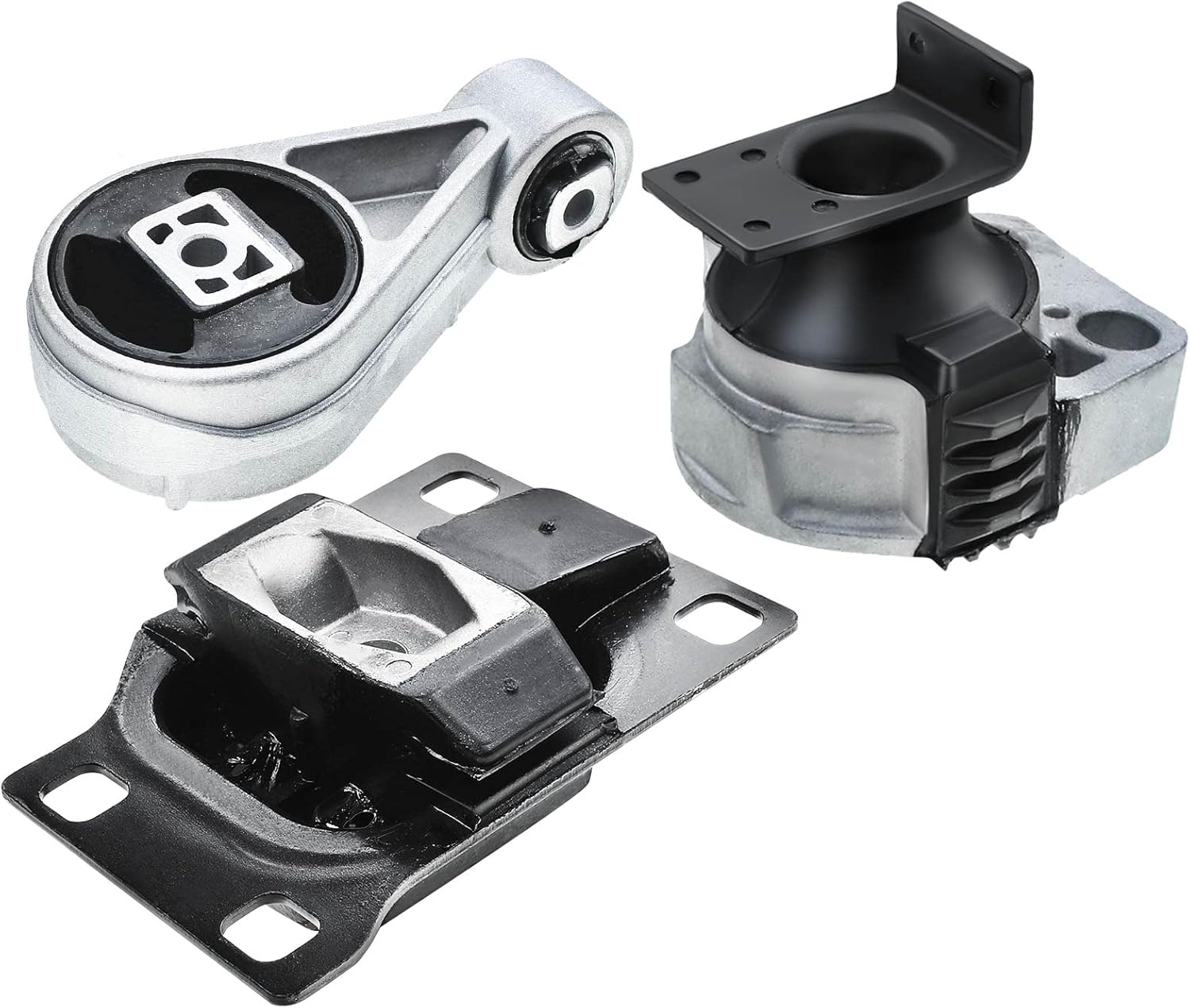 3PCS Engine Motor Mount Compatible with Ford Focus 2005 2006 2007 2.0L L4 Automatic Transmission Mount Pack of 2 M14831