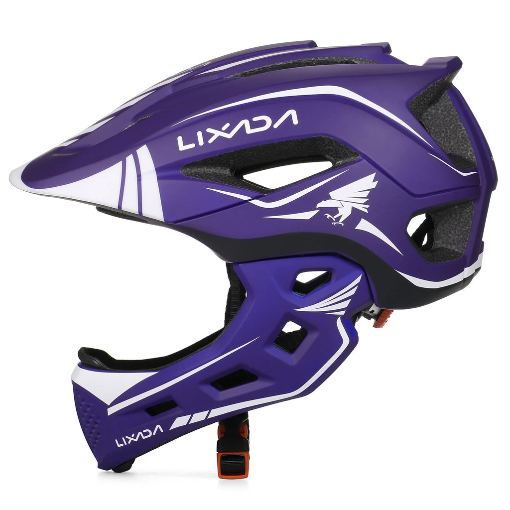 Kids Detachable Full Face Helmet for Cycling and Skateboarding Q2591