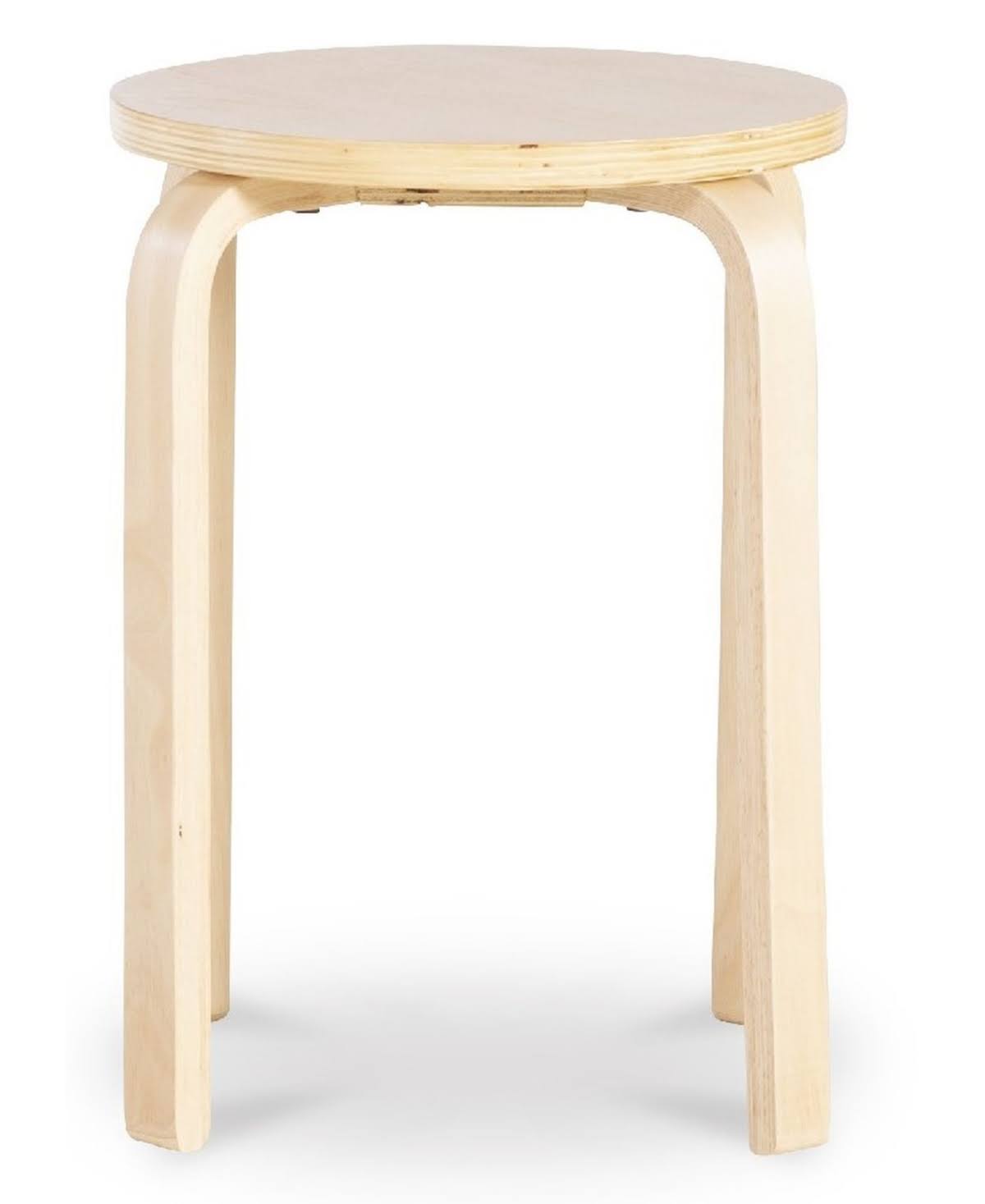 Natural Bentwood Stools, Set of 4 U664486
