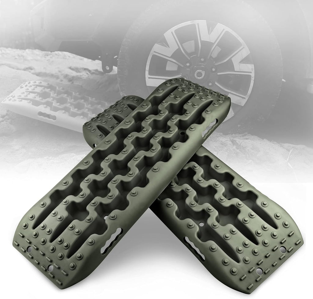 Orange Pack of 2 Traction Tracks for Sand Snow Mud R843