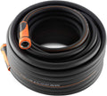 Hybrid Garden Hose 5/8" x 100ft, Heavy Duty, Flexible, Lightweight Water Hose with Grip Handle, Male to Female Fittings Pack of 2 U124728