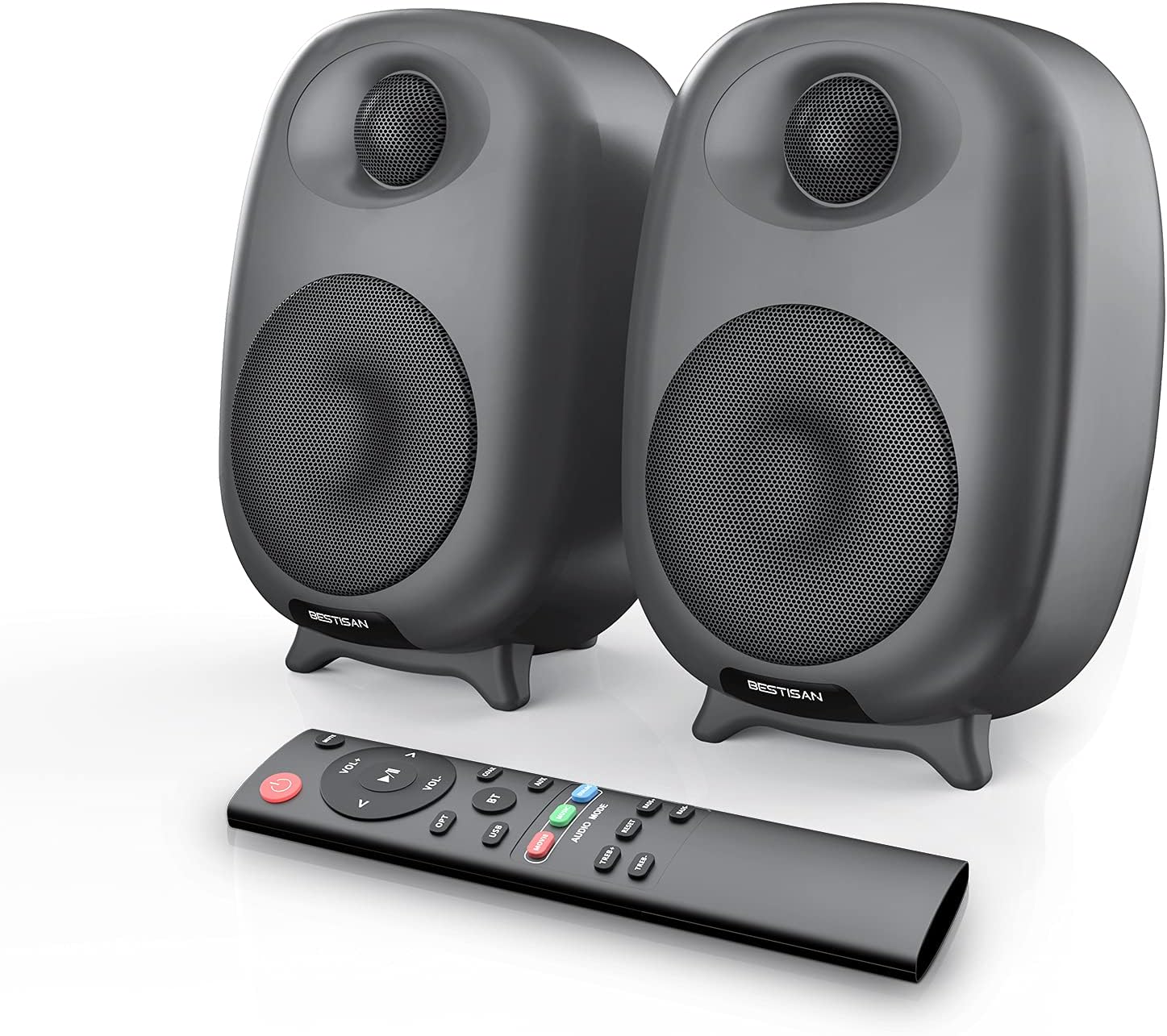 Bookshelf Speaker with Bluetooth and Remote Control F631834