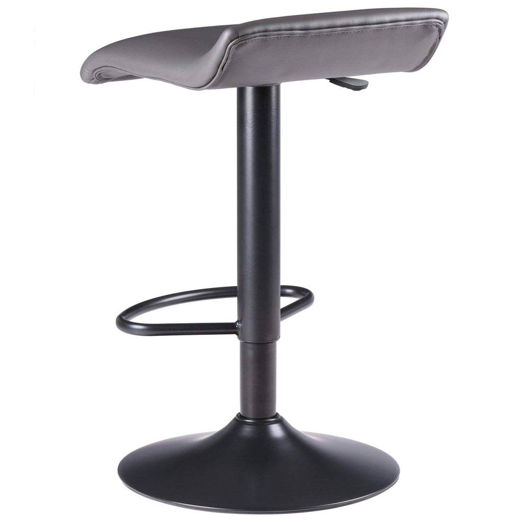 2 Piece Set Adjustable Stool - Black/Gray K406
