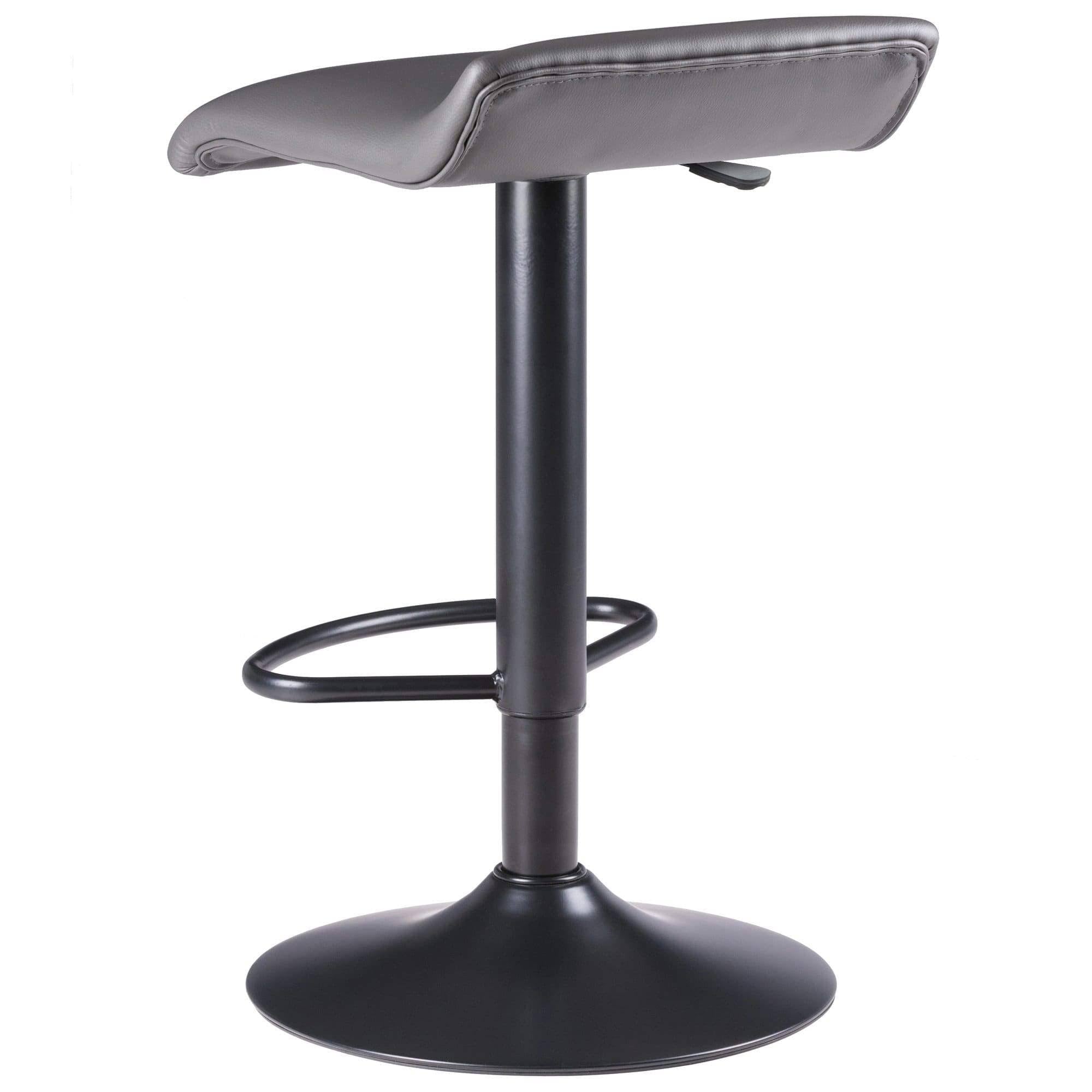 2 Piece Set Adjustable Stool - Black/Gray K406