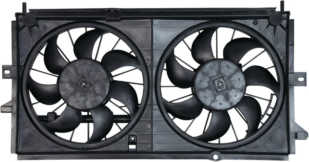 Cooling Fan Assembly for 2000-2003 Chevrolet Impala, Black J903