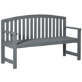 2-Person Wooden Garden Bench Patio Armchair V1999